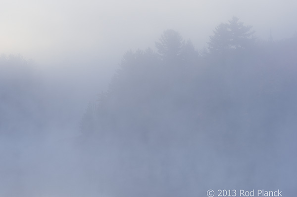 Autumn Forest, Foggy Bogs and Lake Superior Shoreline, Porcupine Mountains Wilderness State Park and Environs, Michigan